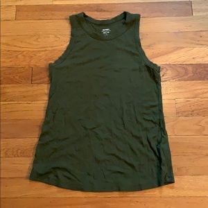 Green tank top